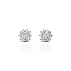 Classic Bountiful Brass Stud Earrings