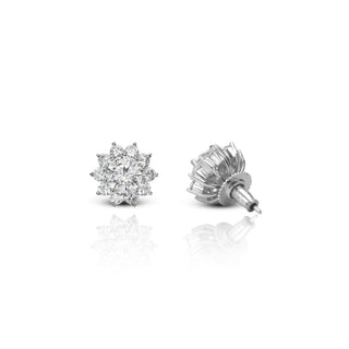 Classic Bountiful Brass Stud Earrings