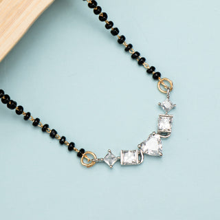Zirconia Amata Brass Mangalsutra