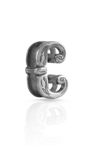 Nipura 925 Sterling Silver Initial-C Pendant