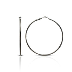 Antique Classic Brass Hoop Earrings
