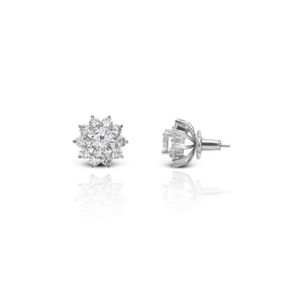 Classic Bountiful Brass Stud Earrings