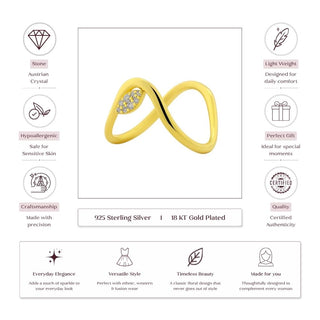 Eclipse 925 Sterling Silver Vanki Ring