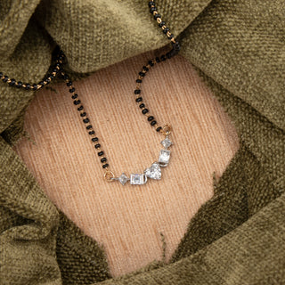 Zirconia Amata Brass Mangalsutra