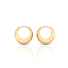 Golden Baaliya Brass Hoop Earrings