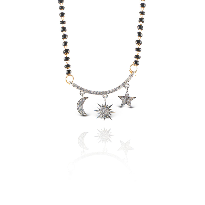 Zirconia Sana Brass Mangalsutra