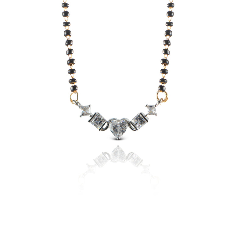 Zirconia Amata Brass Mangalsutra