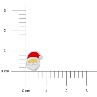 Nipura 925 sterling Silver Santa face Earrings – Perfect Holiday Accessory