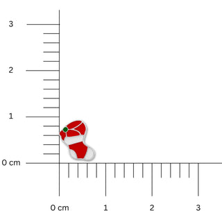 Nipura 925 sterling silver Christmas Stocking Earrings – Festive Holiday Jewelry