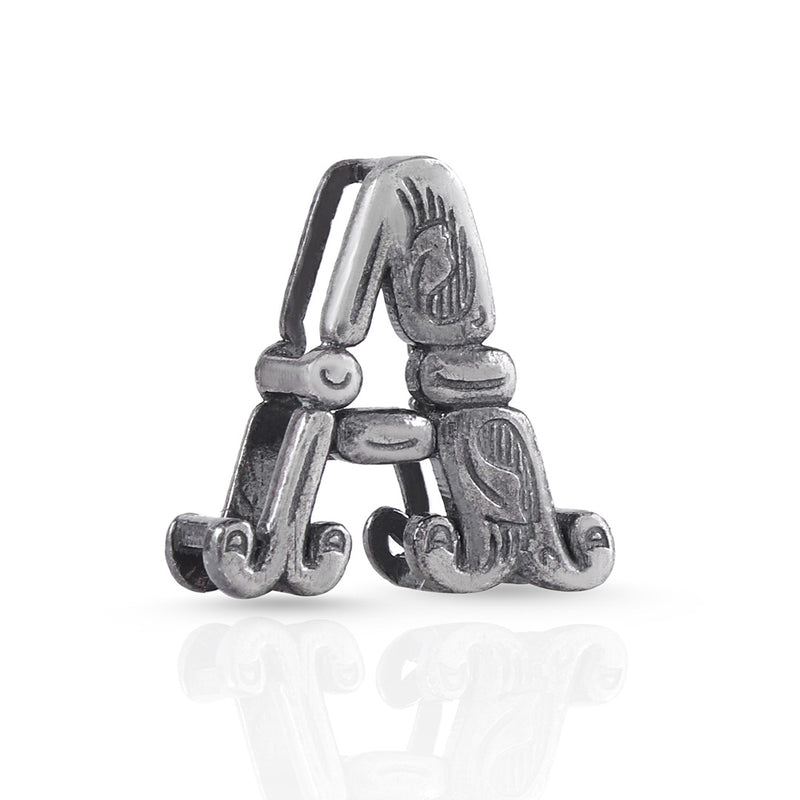 A Initial 925 Sterling Silver Pendant without Chain