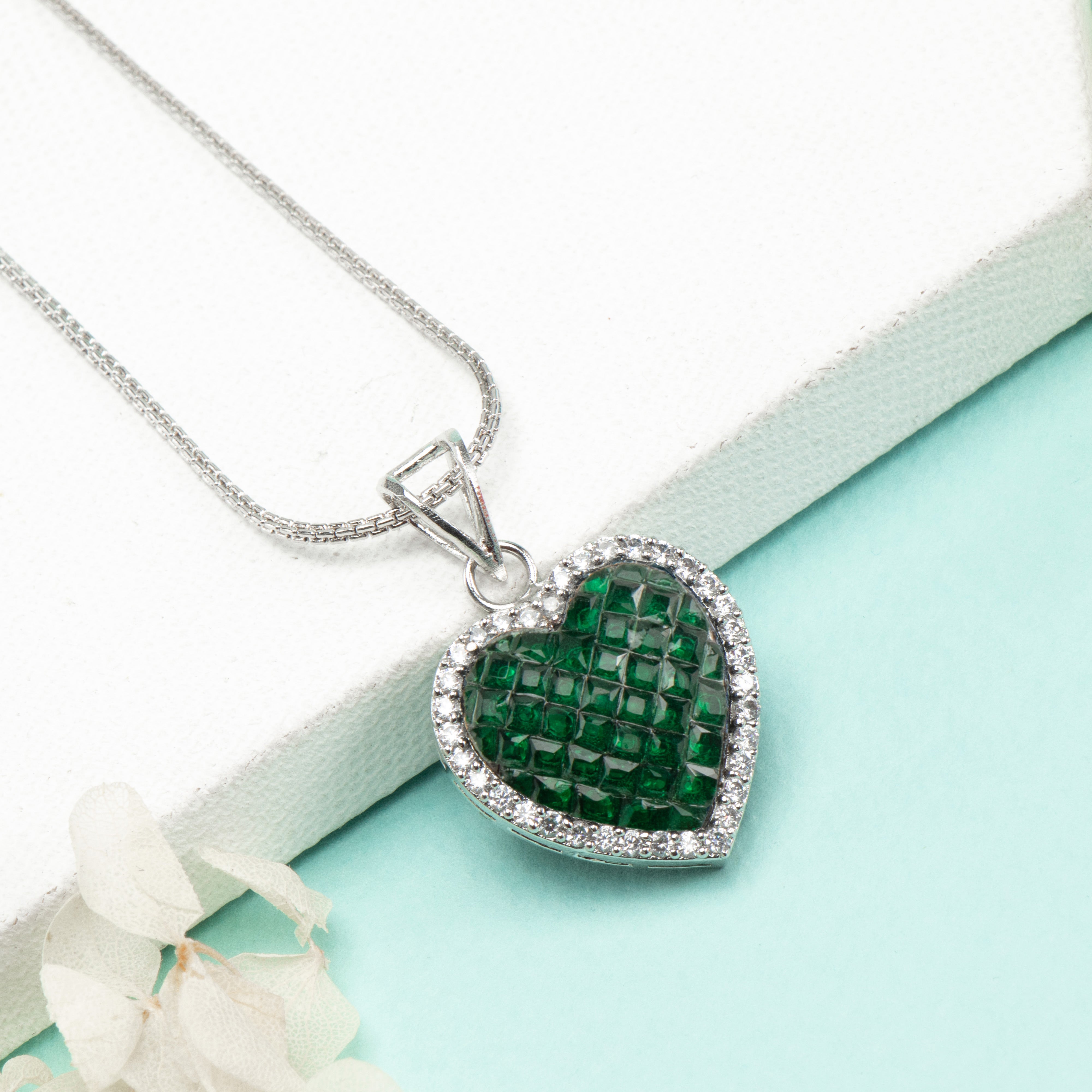 Forrest Mystery Heart Necklace