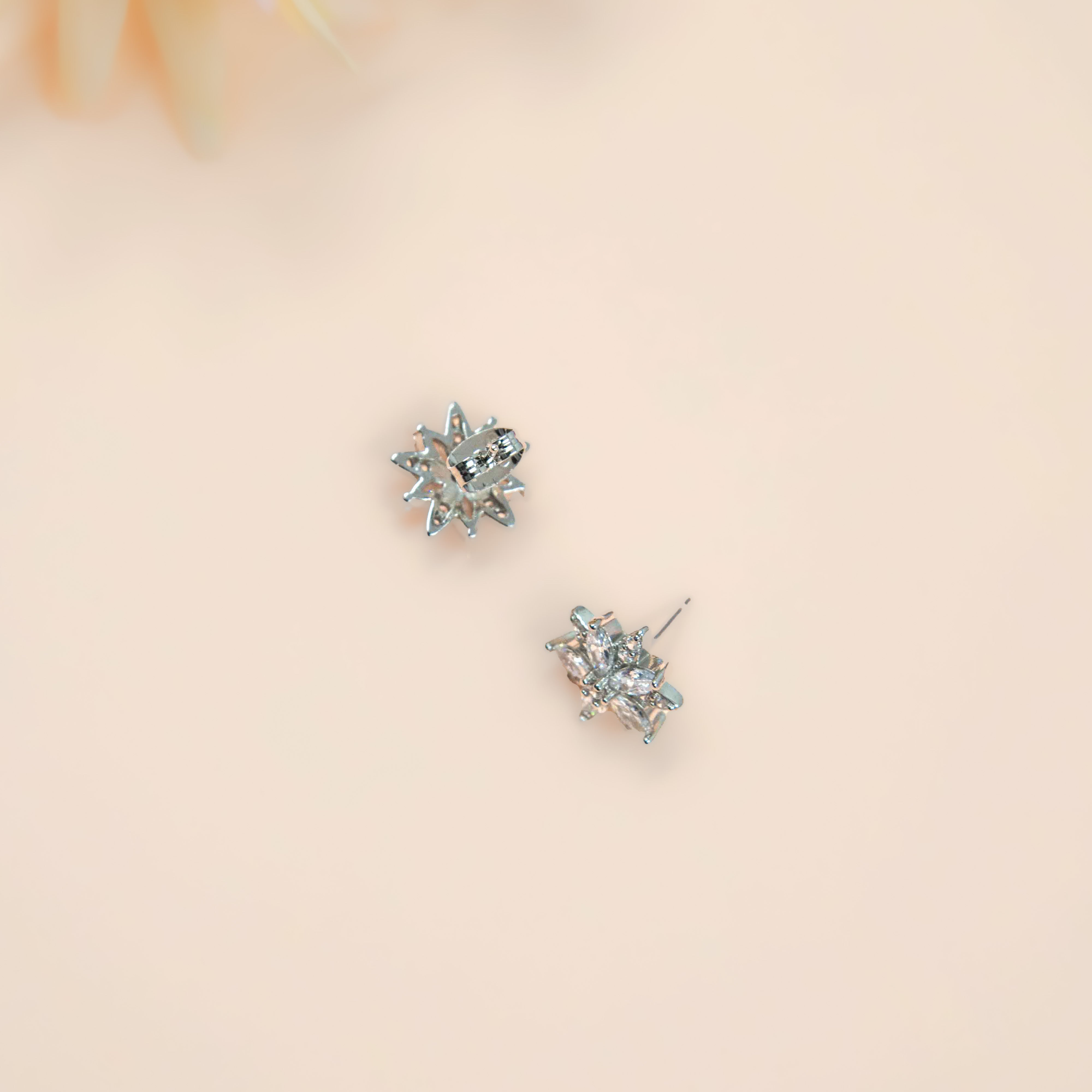 Frost Flower Stud Earrings