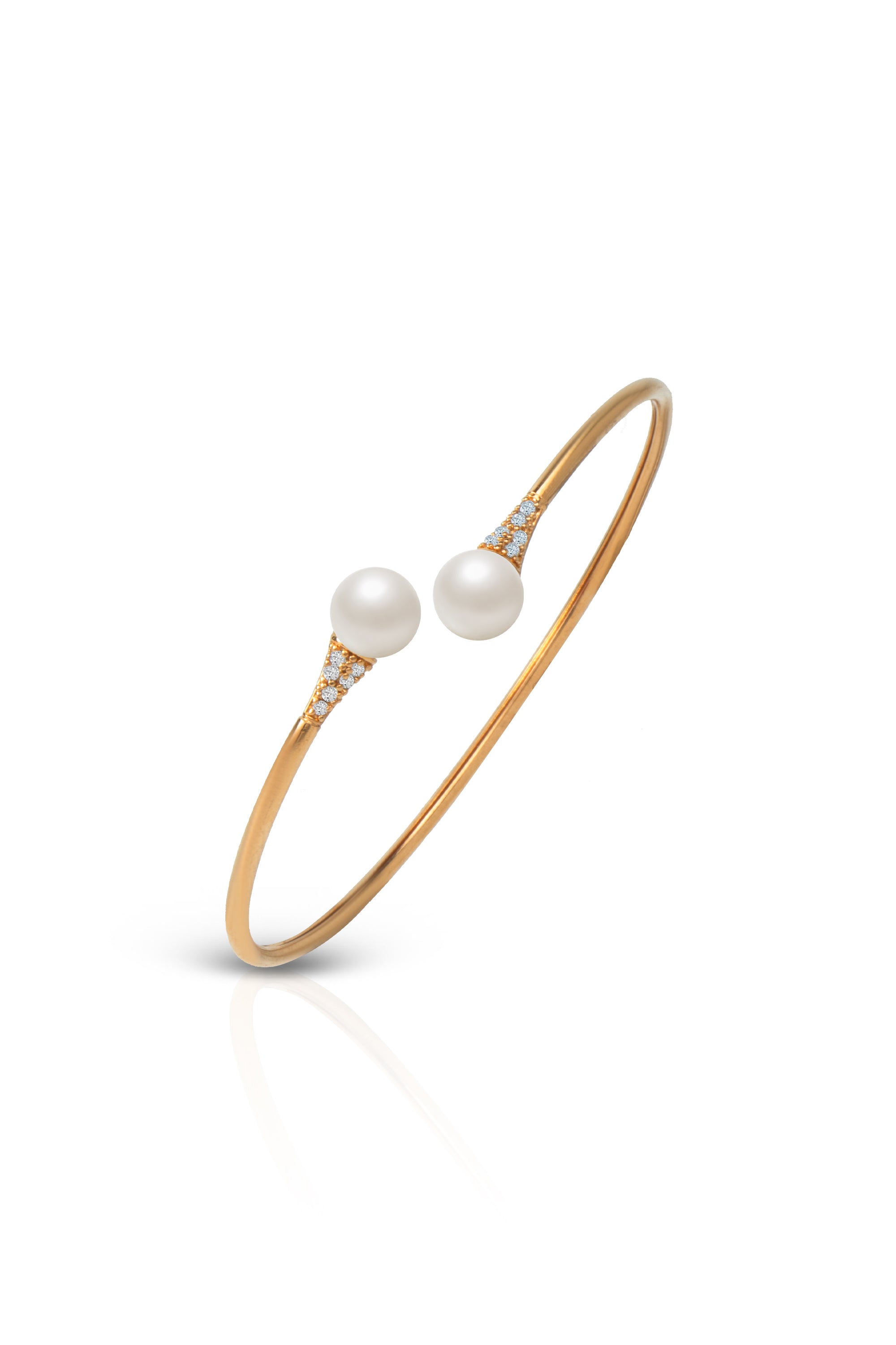 Golden Pearl Mridu Split Bracelet