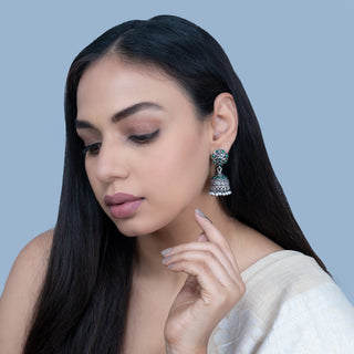 Amapola Alloy Jhumki