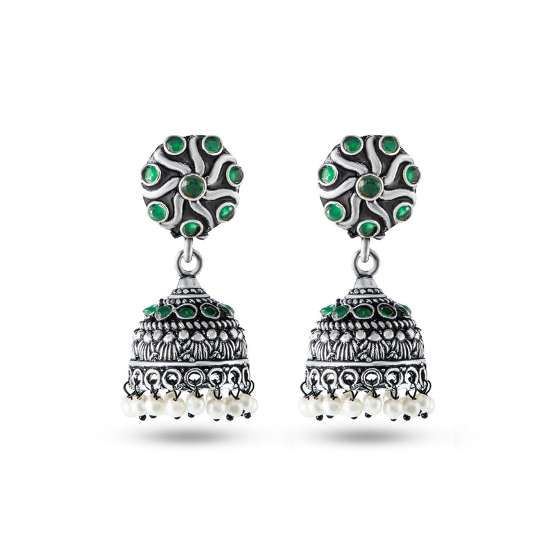 Amapola Alloy Jhumki