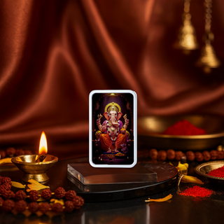 Nipura Divine Elegance – Lord Vinayaka Silver Bar (Acrylic Painted) 10g 999 Purity