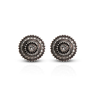 Mandala Alloy Stud Earrings
