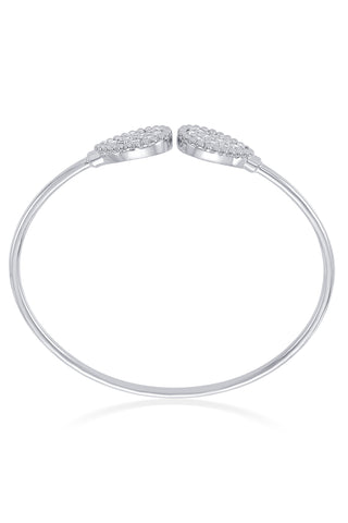 Nipura 925 Sterling Silver Zircon Pop Bangle