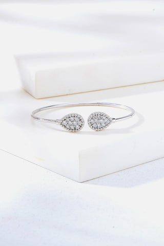 Nipura 925 Sterling Silver Zircon Pop Bangle