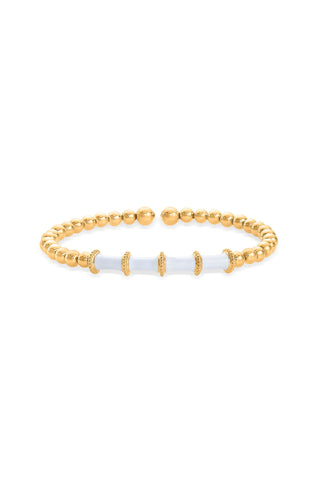 Nipura 925 Sterling Silver Shwet Spring Bracelet- Golden