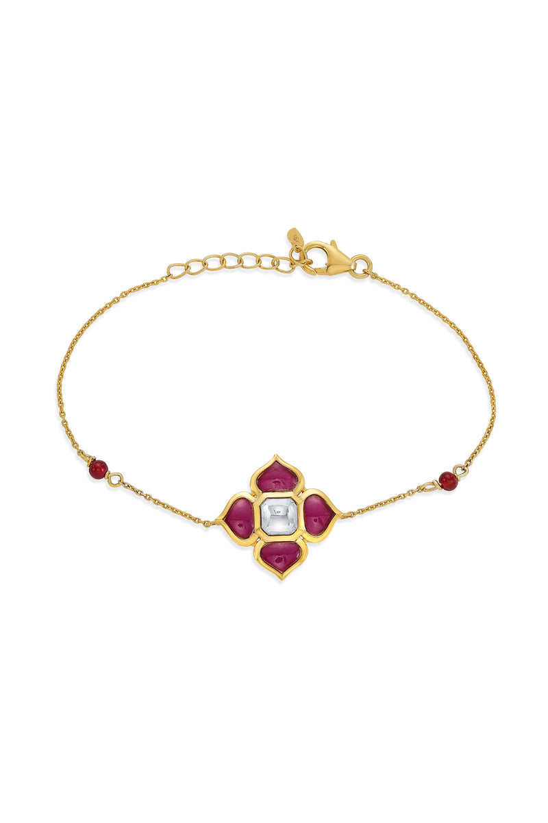Nipura 925 Sterling Silver Kumudani Chain Bracelet