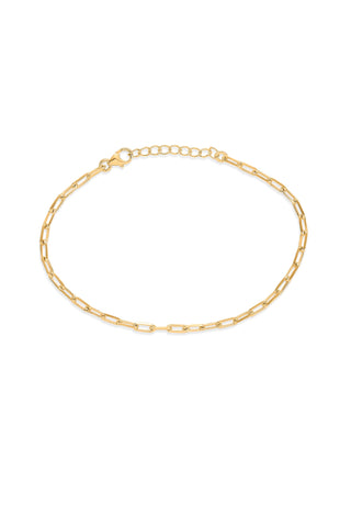 Nipura 925 Sterling Silver Golden Chic Chain Bracelet