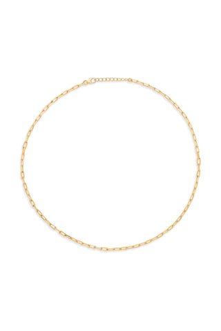 Nipura 925 Sterling Silver Golden Chic Chain Necklace