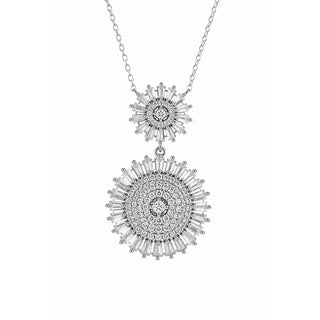 White CZ Sterling Silver Chain | Nipura