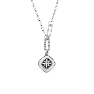 White CZ Sterling Silver Chain | Nipura