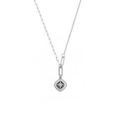 White CZ Sterling Silver Chain | Nipura
