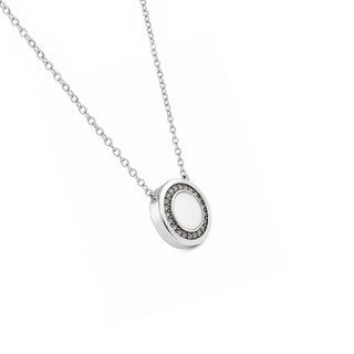 White CZ Sterling Silver Chain | Nipura