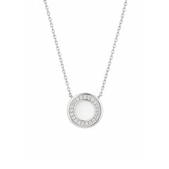 White CZ Sterling Silver Chain | Nipura