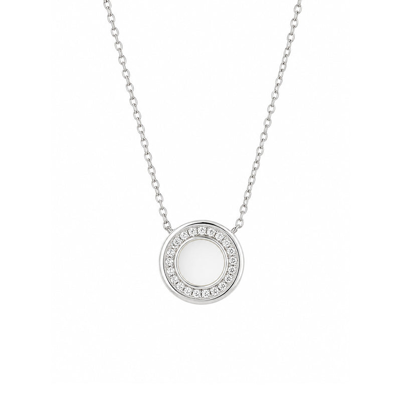 White CZ Sterling Silver Chain | Nipura