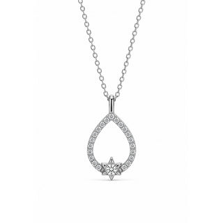 White CZ Sterling Silver Chain | Nipura