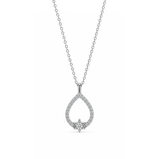 White CZ Sterling Silver Chain | Nipura