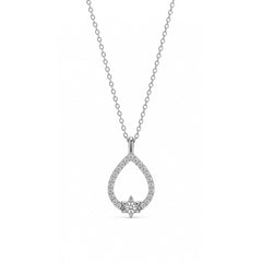 White CZ Sterling Silver Chain | Nipura