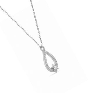 White CZ Sterling Silver Chain | Nipura