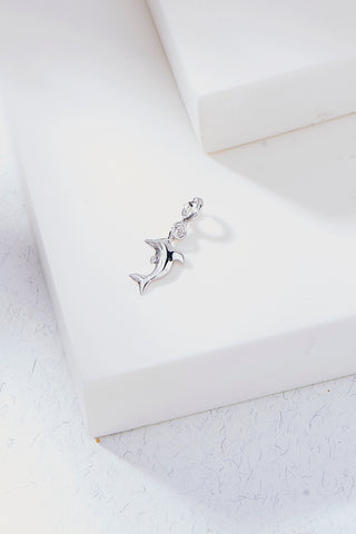 Nipura 925 Sterling Silver Jumping Dolphin Charm Pendant