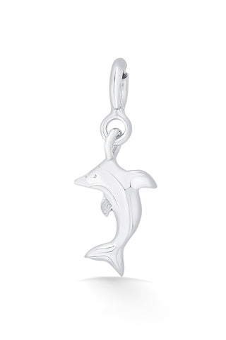 Nipura 925 Sterling Silver Jumping Dolphin Charm Pendant(without chain)