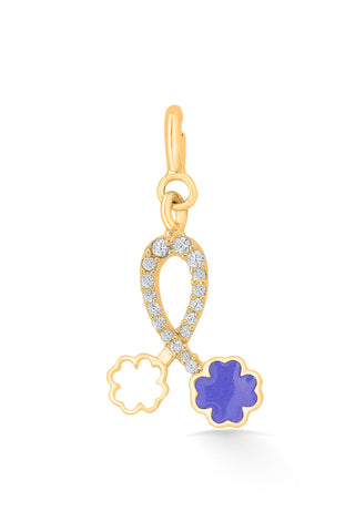 Nipura 925 Sterling Silver Blooming Clovers Charm Pendant(without chain)