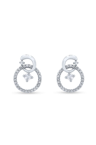 Nipura 925 Sterling Silver Zircon Ring Pendant Set