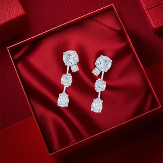 Nipura 925 Sterling Silver Zircon Struck Earrings