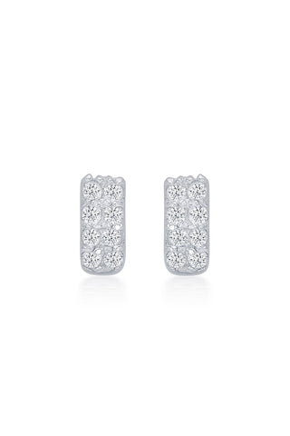 Nipura 925 Sterling Silver Zircon Twinkling Studs for Kids