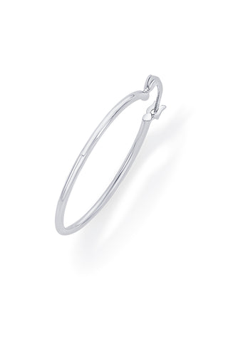 Nipura 925 Sterling Silver Luminous Hoop Earrings- Small