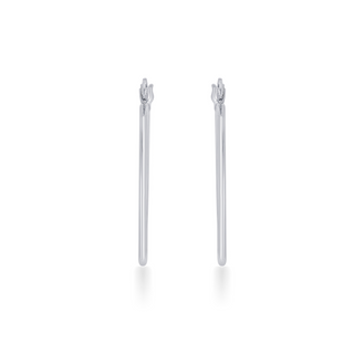 Nipura 925 Sterling Silver Luminous Hoop Earrings- Small