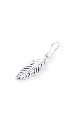 Nipura 925 Sterling Silver Leaf Drop Earrings