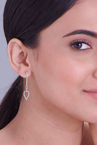 Nipura 925 Sterling Silver Heart Bali Earrings