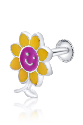 Nipura 925 Sterling Silver Sunny Smiles Stud Earrings for Kids