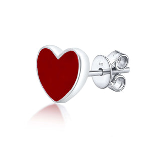 Nipura 925 Sterling Silver Heartfelt Glow Stud Earrings for Kids