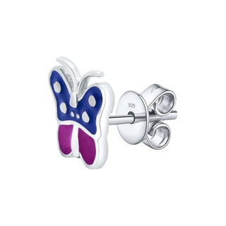 Flutter Bliss 925 Sterling Silver Stud Earrings for Kids
